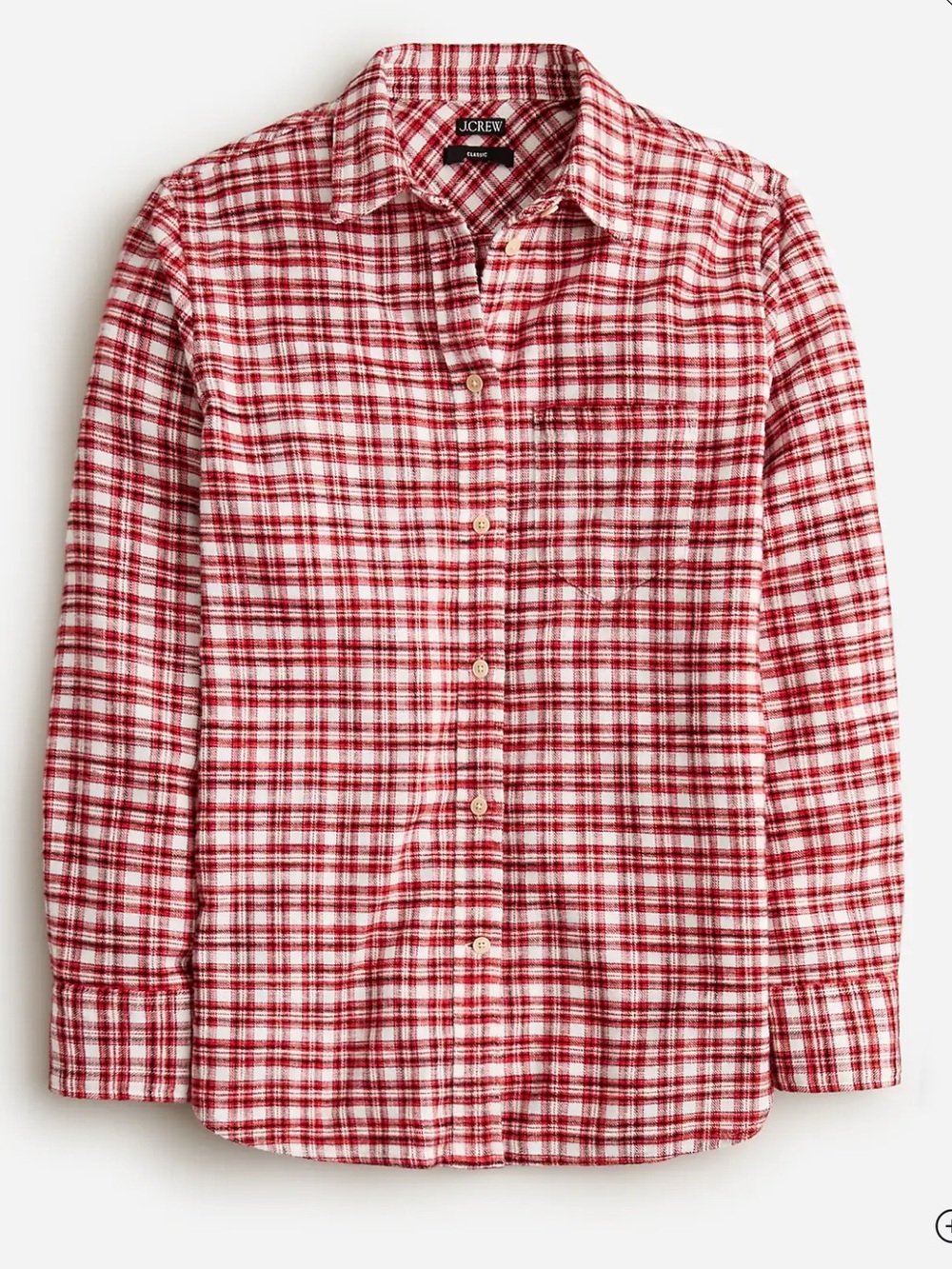 J. Crew Classic fit flannel shirt in tartan